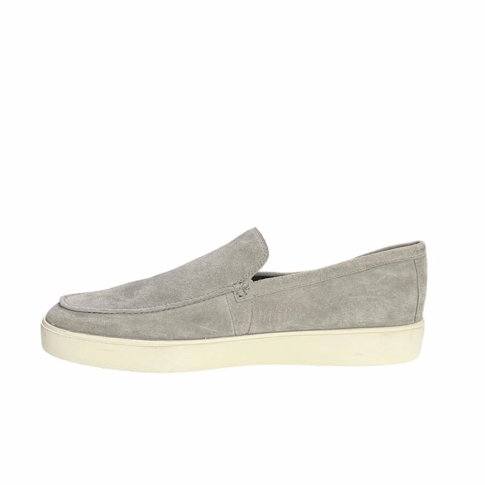 Vince Taro Gray Suede Loafers Size 10